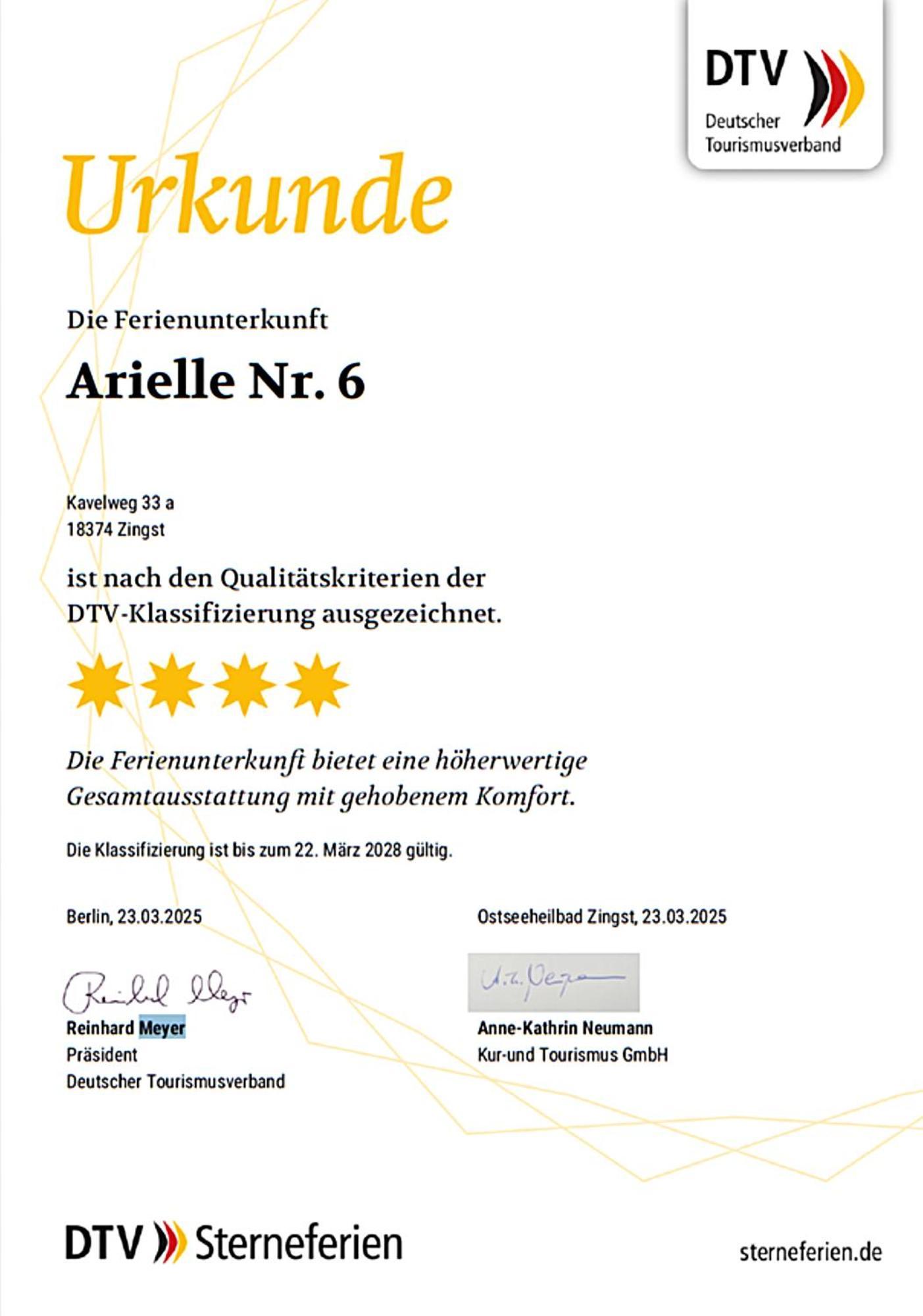 Arielle Nr 6 - Fuer Die Schoenste Zeit Des Jahres - Zingst Εξωτερικό φωτογραφία